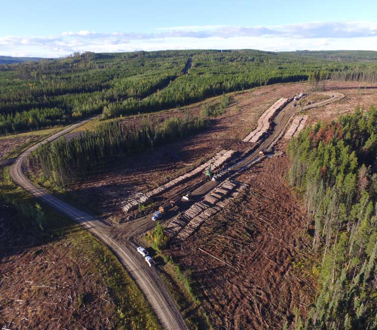 Log Hauling Woodlands Operation - Iron Pine Contracting, Grande Prairie